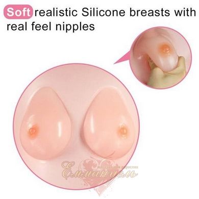Silicone Boobie Super Love Doll LV153002, realistic insertable vagina, open mouth