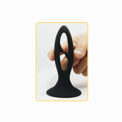 Стимулятор простаты - Silicone Butt Plug, fabulous tension Exerciser Black