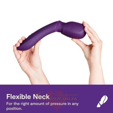 Вібромасажер We-Vibe Wand 2 &mdash; фіолетовий, бездротовий, 10+ режимів, сумісний з додатком 23124/SNWD2SG4 фото