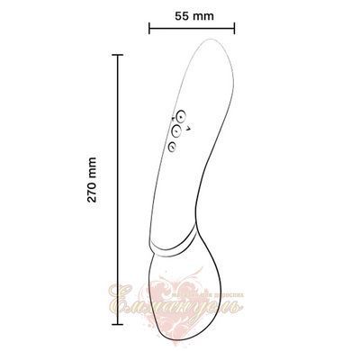 Вібромасажер We-Vibe Wand 2 &mdash; фіолетовий, бездротовий, 10+ режимів, сумісний з додатком 23124/SNWD2SG4 фото