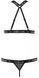 Set of linen - MIRAJANE SET black L/XL - Passion Exclusive PS26401 - photos (4