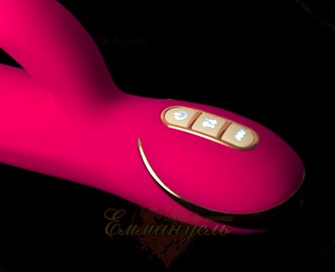 Hi-tech vibrator - Rabbit Tres Chic, pink, moving beads