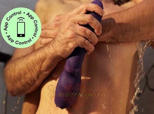 Вібромасажер We-Vibe Wand 2 &mdash; фіолетовий, бездротовий, 10+ режимів, сумісний з додатком 23124/SNWD2SG4 фото