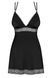 Peignoir - Lolitte babydoll Obsessive S/M, black 410484 - photos (3