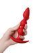Butt plug - ToDo By Toyfa Trio, silicone, red, 16 cm, &oslash; 3.3 cm 661100357017 - photos (5
