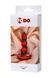 Butt plug - ToDo By Toyfa Trio, silicone, red, 16 cm, &oslash; 3.3 cm 661100357017 - photos (7