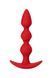 Butt plug - ToDo By Toyfa Trio, silicone, red, 16 cm, &oslash; 3.3 cm 661100357017 - photos (2