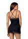 Peignoir - Lolitte babydoll Obsessive S/M, black 410484 - photos (2
