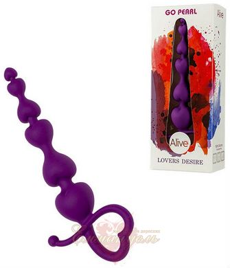 Anal Beads - Alive Go Pearl, Silicone, Max. diameter 3.1cm