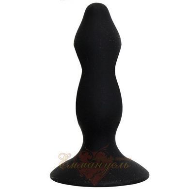 Стимулятор простати - Silicone Butt Plug, tension Exerciser Black 6603LK0203 фото