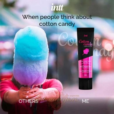 Їстівний лубрикант - Intt Cotton Candy, 100 мл
