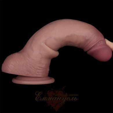 Dildo Sliding Skin Pro II Dual Layer Silicone Dong 8.5" Flesh 6452LV417102 &mdash; photos