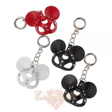 Keychain - Mickey Mouse, Smooth Black
