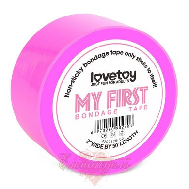 Bondage tape - My First Non Sticky Bondage Tape, Fuchsia
