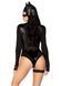 Erotic cat costume - Leg Avenue Fierce Feline XS, bodysuit, garter belt, cat mask SO9227 - photos (4