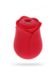 Rose Vacuum Clitoris Stimulator - Toy Joy Ravishing Rose, silicone, red