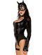 Erotic cat costume - Leg Avenue Fierce Feline XS, bodysuit, garter belt, cat mask SO9227 - photos (3