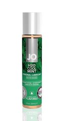 Lubricant - System JO H2O - Cool Mint (30 ml) without zucru, rose glycerin