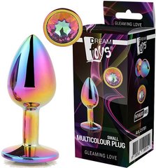 Butt plug - Gleaming Love Multicolour Plug Small