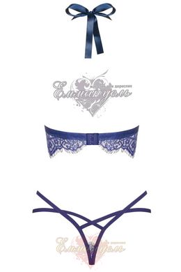 Комплект - Obsessive Sexy, blue set Flowlace S/M