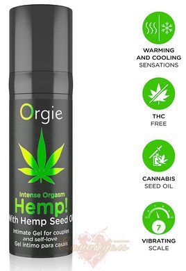 Liquid Vibrator - ORGIE Hemp! Intense Orgasm HEMP, 15 мл OR51393 &mdash; photos