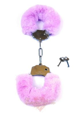 Наручники - Fetish Boss Series Furry Cuffs Purple