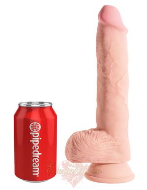 Phalloimitator - King Cock Plus 10" Triple Density Fat Cock with Balls