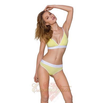 Спортивные трусики-стринги - Passion PS007 PANTIES S, yellow SO4261 фото