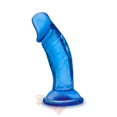 Dildo - B Yours Sweet N' Small 4 Inch Dildo with Suction Cup - Blue