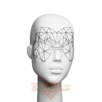 Маска на лицо Bijoux Indiscrets - Kristine Mask, виниловая, клеевое крепление, без завязок