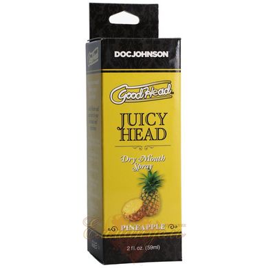 Зволожуючий оральний спрей - Doc Johnson GoodHead – Juicy Head Dry Mouth Spray – Pineapple 59мл