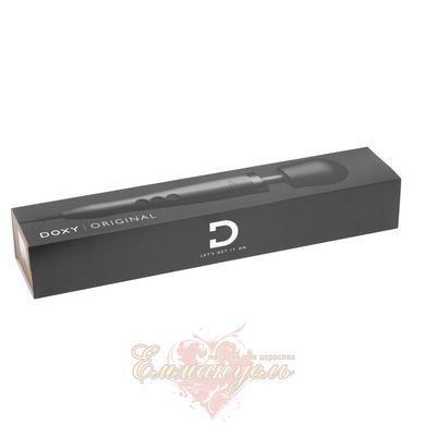 Vibrating massager - DOXY Original Black, very powerful, power supply 220V, pulsating vibrations SO1428 &mdash; photos