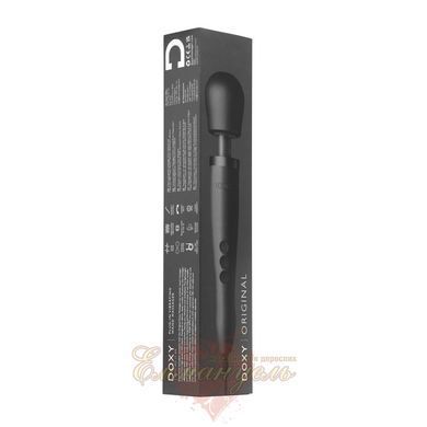 Vibrating massager - DOXY Original Black, very powerful, power supply 220V, pulsating vibrations SO1428 &mdash; photos