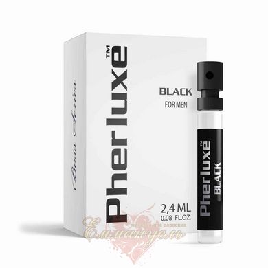 Парфуми чоловічі - Feromony-Pherluxe Black for men 2,4 ml - Boss Series