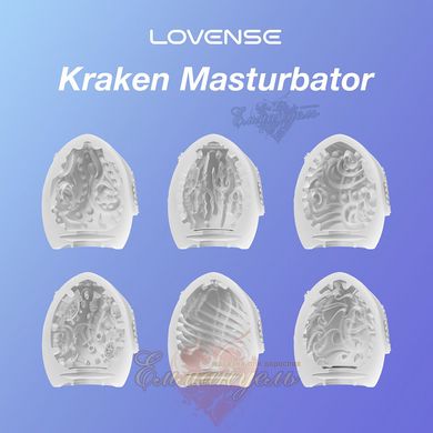 Masturbator egg set - Lovense Kraken masturbator egg box, 6 pieces, different texture