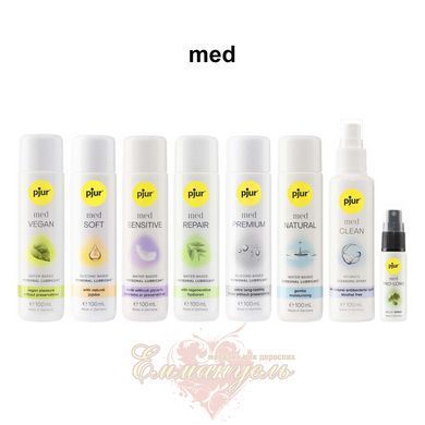 Лубрикант на водной основе - Pjur Med Vegan Glide 100 мл &mdash; веганская смазка для чувствительной кожи PJ12690 фото