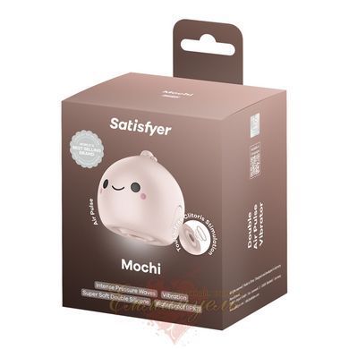 Вакуумный клиторальный стимулятор Satisfyer Mochi Beige с эффектом всасывания SX3542 фото
