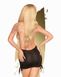Backless mini dress with thong - Penthouse Earth-Shaker Black L/XL