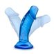 Dildo - B Yours Sweet N' Small 4 Inch Dildo with Suction Cup - Blue