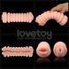 Мастурбатор рот + піхва - Virgin-Skin Blowout Double Side Stroker 66-LV250015 фото 8