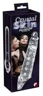 Насадка на пенис - Crystal Skin Penis Sleeve 61325319100000 фото