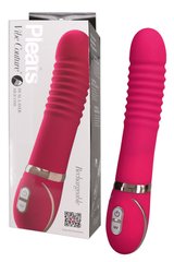 Hi-tech vibrator - Pleats Pink Vibrator