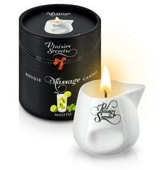 Massage candle - Plaisirs Secrets Mojito, 80 мл