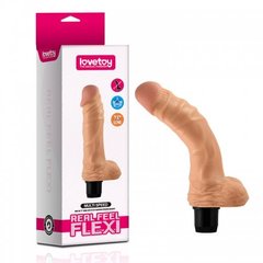 Realistic vibrator - Reel Feel Flexi Vibrator Flesh 9,0"