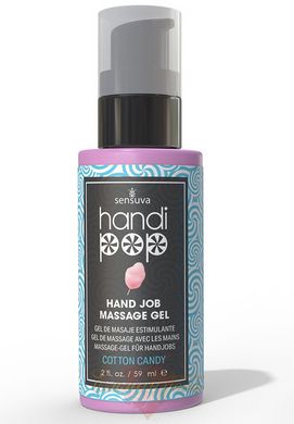 Delicious gel for exquisite manual and oral sex - Sensuva Handipop Cotton Candy (59 ml)