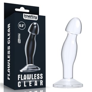 Анальный плаг - Flawless Clear Prostate Plug 6.5''