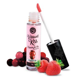 Блиск для губ - LIP GLOSS VIBRANT KISS STRAWBERRY GUM