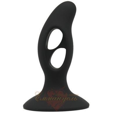 Стимулятор простати - Silicone Butt Plug, tension Exerciser Black 6603LK0204 фото