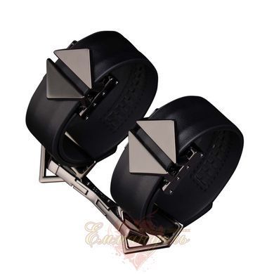 БДСМ-набор Lockink Moonlight Treasure Chest, черный, из натуральной кожи SX0859 фото