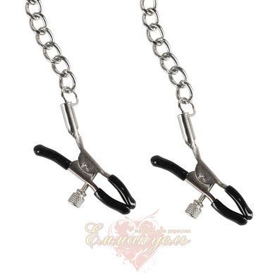 Gag with silicone ball and nipple clamps - Erospace Wild Play C15 62050072-0015 &mdash; photos